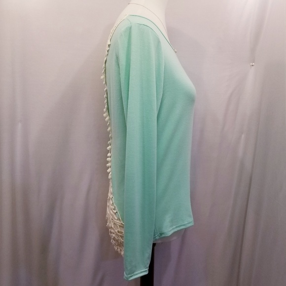 Open Back Not So Basic Boho Long Sleeve Top - Picture 5 of 8
